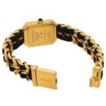 Chanel Premiere Large Size H0001 Wo Black Gold Quartz - Image 4