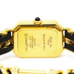 CHANEL Premiere Size L Gold Plated Quartz Ladies Watch H0001 - Image 6