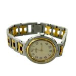 HERMES Clipper Stainless Steel GP Quartz Wrist Silver 32943 - Image 7