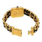 Chanel Premiere Large Size H0001 Women's Watch Black Gold Quartz - Image 4