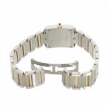 Cartier Tank Francaise SM Two-Tone W51007Q4 Wo Ivory 18K Yellow Gold Quartz - Image 5