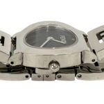 FENDI 3050L Logo Motif Stainless Steel Quartz Silver 31341 - Image 6