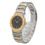 BVLGARI BB26SGD Wo Date Black YG Yellow Gold Quartz - Image 2