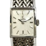 Omega OMEGA wrist total weight 27.4g GP (gold plated) manual silver dial.