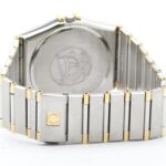 OMEGA Constellation 18K Gold Steel Quartz Mens Watch 396.1080 - Image 5