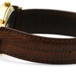HAMILTON Ventura Gold Plated Leather Quartz Mens 6250 - Image 3