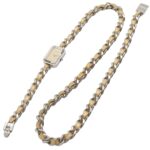Chanel CHANEL PremiÃ¨re Rock Stainless Steel Leather Strap Ladies Gold Tone Mirror Finish H5583 - Image 4