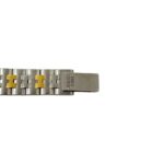 HERMES Vintage Clipper Stainless Steel Quartz Watch, Silver/Gold, 29391 - Image 3
