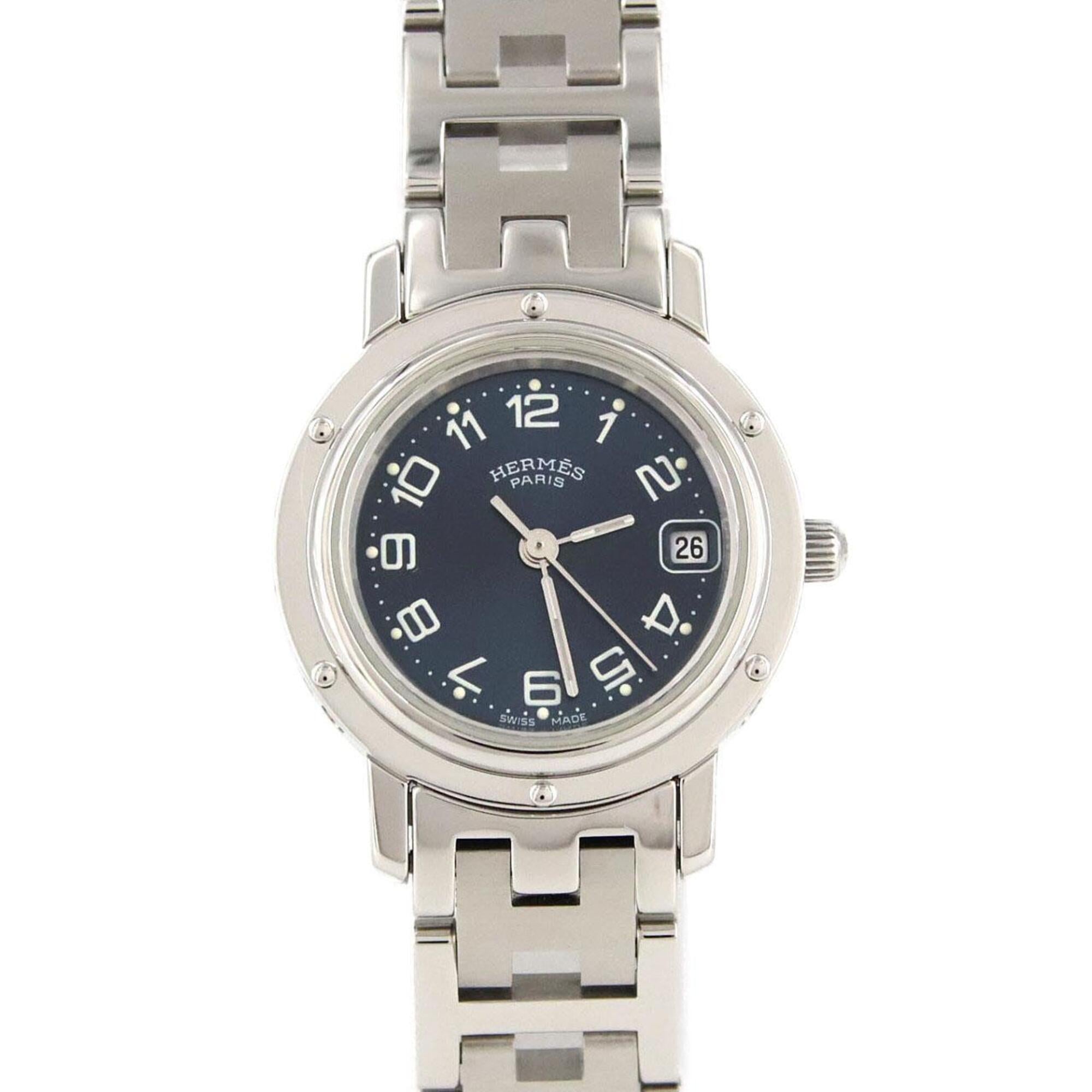 2000_dc5f55b1-99f4-443a-a09e-6d45df2e0b1d.jpg Hermes Clipper CL4.210 SS Quartz - Image 1