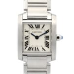 Cartier Tank FranÃ§aise SM Stainless Steel Ladies Silver Tone W51008Q3