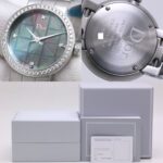 Christian Dior La D de CD047110M002 Watch with 4 Diamonds and Diamond Bezel, Stainless Steel, Women's, 39934 - Image 8