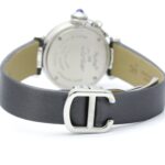 CARTIER Miss Pasha Steel Leather Quartz Ladies W3140025 - Image 5