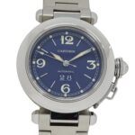 Cartier Pasha C Big Date Automatic for Boys Stainless Steel (SS) W31047M7 Silver/Navy - Image 2
