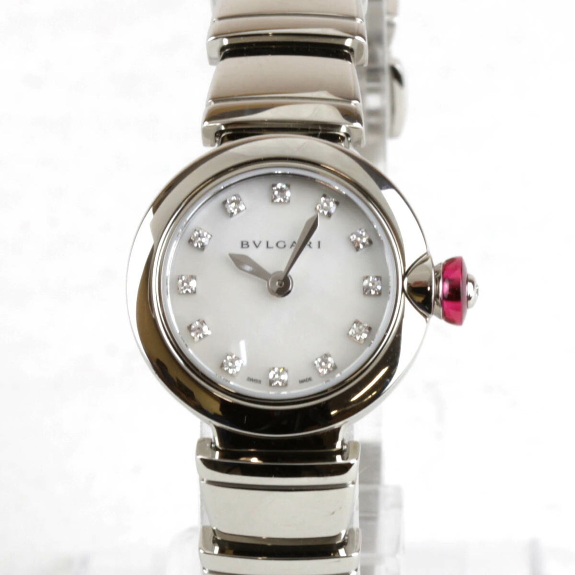 2000_de4623bc-dc2e-4697-b6bc-e6e982621d3f.jpg BVLGARI Lucea LU23S Quartz Watch for Women - Image 1