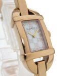 Gucci 6800L Pink Gold Shell Dial Stainless Steel White Quartz Watch 1683GUCCI - Image 4