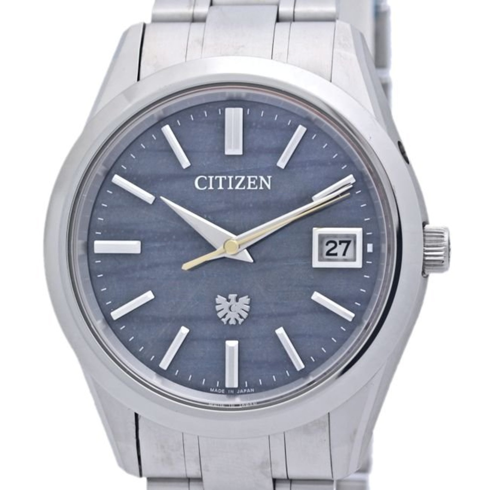 2000_df297cb6-1581-4cc2-b1e1-24f224bb1f47.jpg CITIZEN The Citizen AQ4100-65L Men's Titanium Solar Watch with Indigo-Dyed Washi Dial (40289) - Image 1