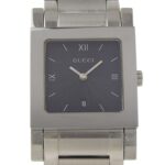 Gucci G Metro Watch 7900M.1 Stainless Steel Quartz Analog Display Black Dial Women's