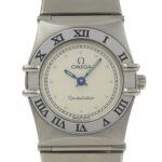 Omega Constellation Mini Women's Watch, Stainless Steel, Quartz, Analog, Silver Dial.