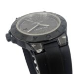BVLGARI Diagono Magnesium Date Ceramic Gray Dial Rubber Black Automatic Men's Watch DG41SMC - Image 5
