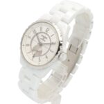 Chanel J12-365 Ceramic Men's Watch, White (H3837) - Image 2