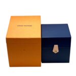 Louis Vuitton Tambour Slim Watch, Total Weight 51g, Stainless Steel, Rubber Strap, Quartz Movement, Black Dial, QA144 - Image 9
