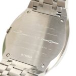 Gucci 25H Watch, Total Weight 57g, Stainless Steel, Quartz Movement, Silver Dial, YA163401 - Image 5