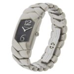 Tiffany & Co. Women's Tisolo Watch Z6301.10, Stainless Steel Quartz Analog Display, Black Dial - Image 2