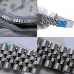ROLEX Datejust Shell Arabic 16234NA Men's Watch SSx18KWG 40457 - Image 8