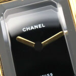 Chanel CHANEL PremiÃ¨re S Watch, Gold Plated (GP), Leather Strap, Women's, Black, H0001 - Image 8
