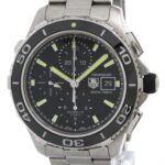 TAG HEUER Aquaracer 500M Chronograph Steel Automatic CAK2111