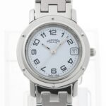 Hermes Clipper CL4.210 White Quartz Watch
