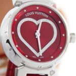 Louis Vuitton Tambour Heart Lug 1P Q121Z Stainless Steel Quartz Watch - Image 6