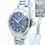 TAG Heuer Aquaracer WAY1410 Quartz Watch Stainless Steel Black Dial 0038TAG HEUER Women's - Image 3