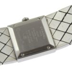 CHANEL Matelasse Watch Diamond Bezel H0489 Stainless Steel Quartz Analog Display Black Dial Women's I213024033 - Image 7