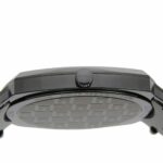 Gucci Grip Watch, 157.3 Stainless Steel, Black Quartz Movement, Analog Display, Dial, Men's - Image 7