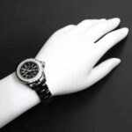 Chanel J12 33mm H0949 Genuine Diamond Bezel Ladies' Black Ceramic Date Quartz - Image 3