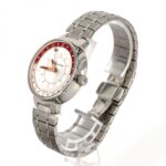 Louis Vuitton Tambour Moon Dual Time QA106 Stainless Steel Quartz Watch - Image 2
