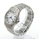 Cartier Santos Round MM W20027K1 SS Quartz Watch - Image 2