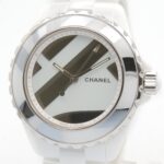 Chanel J12 Untitled Ceramic Men's Watch, White (H5582) - Image 3