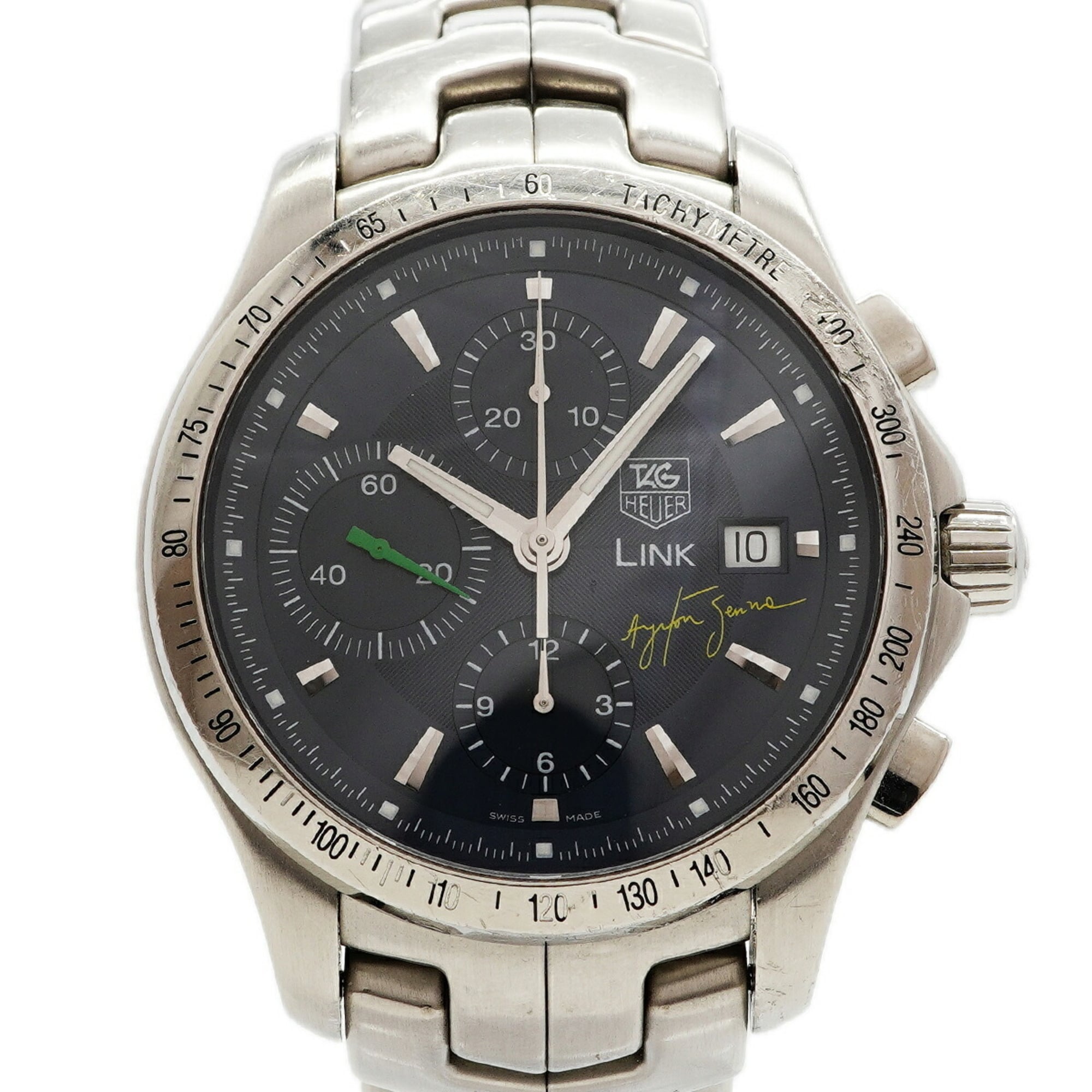 2000_e705eaa7-cd14-4ed8-ab5c-6d7489235485.jpg TAG Heuer Link Ayrton Senna Limited Edition CJF2113 Blue Dial - Image 1
