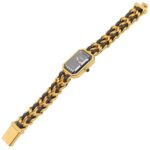 Chanel CHANEL PremiÃ¨re M Watch, Gold Plated Leather, Women's, Black, H0001 - Image 3