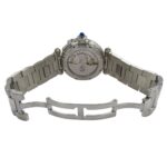 Cartier Pasha Men's Watch, Power Reserve, GMT, Date, Automatic, Stainless Steel (SS), W31037H3, Silver, Round - Image 3