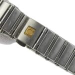 OMEGA Constellation Carree Watch 1531.71 Stainless Steel 1998 Quartz Analog Display White Shell Dial Women's - Image 8