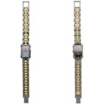 Hermes watch, CroisiÃ¨re, white, silver, gold, CR1.240 battery-operated, stainless steel, quartz movement. - Image 3