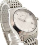Like new Gucci G-Timeless 126.5 stainless steel silver quartz watch 1757GUCCI - Image 4