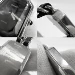 Chanel Ladies' Premiere L Battery-Powered Black Dial Stainless Steel Quartz Movement Silver/Black Strap. - Image 8