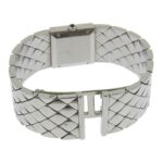 CHANEL Matelasse Watch Diamond Bezel H0489 Stainless Steel Quartz Analog Display Black Dial Women's I213024033 - Image 5