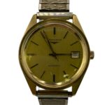 LONGINES Longines 3-Hand Date Calendar Wristwatch, Gold, Men's