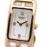 Hermes Nantucket PM 29mm 18K Pink Gold (PG) Wo White/White Shell NA2.170 - Image 3