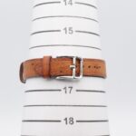Hermes Kelly Stainless Steel Leather Strap Wo Silver Tone KE1.210 - Image 8